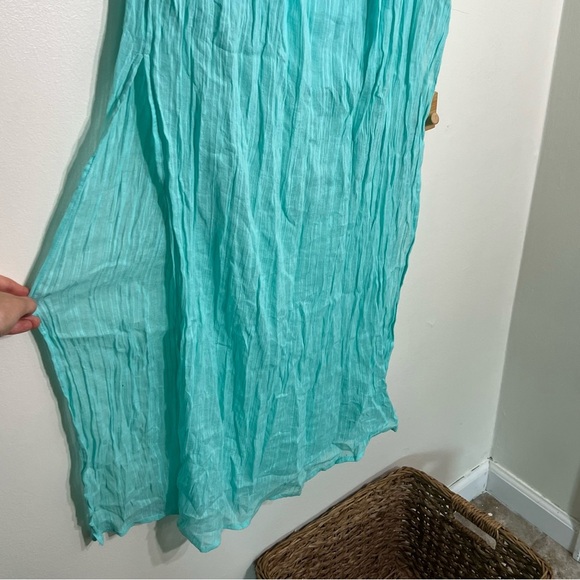 NWT Elegant quality lined maxi Skirt tie front & cut out side swimsuit cover up - Picture 5 of 9
